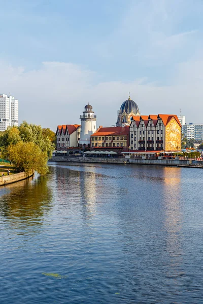 Rússia, Kaliningrado - 20 de setembro de 2018: parte central da — Fotografia de Stock