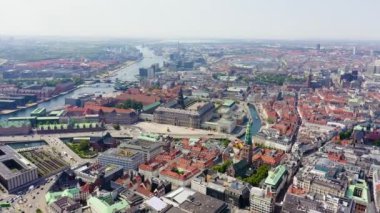 Kopenhag, Danimarka. Kraliyet Sarayı Christiansborg, Christiansborg Yuvaları. 4k
