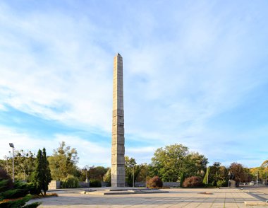 Rusya, Kaliningrad - 22 Eylül 2018: 1200 görevlisi anıt