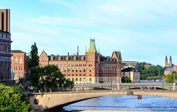 Stockholm, Suède - 23 juin 2019 : Bâtiment Norstedts sur Riddarh — Photo
