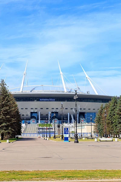 Sankt Petersburg, Rosja-19 czerwca 2019: Gazprom Arena, stadion — Zdjęcie stockowe