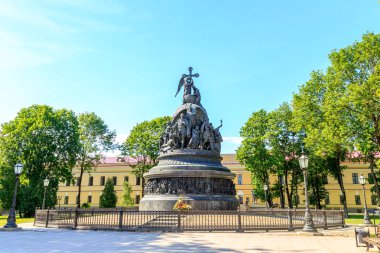 Veliky Novgorod, Rusya - 19 Haziran 2019: Anıt 
