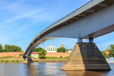 Veliky Novgorod, Rusya - 19 Haziran 2019: Sofya Belfr Görünümü