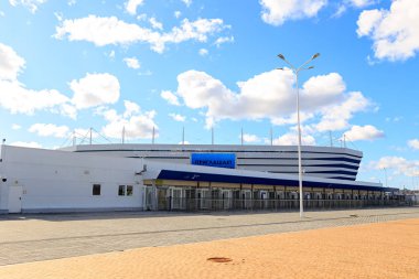 Rusya, Kaliningrad - 25 Eylül 2018: stadyum 