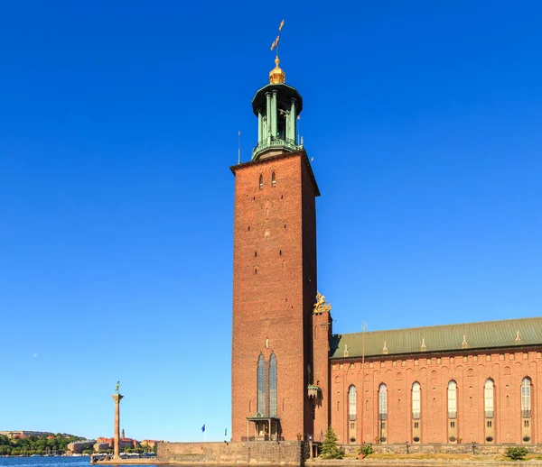 Стокгольм, Швеция Здание мэрии Стокгольма — стоковое фото