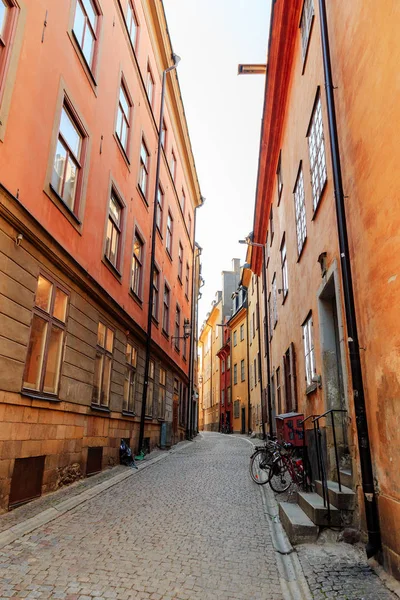 Stockholm, Sverige. Gamla stans gator. Stockholm — Stockfoto