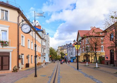 Rusya, Zelenogradsk - 22 Eylül 2018: Re Cranz izle