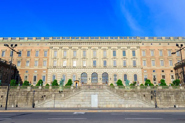 Estocolmo, Suecia. El Palacio Real de Estocolmo. Ranura de Kungliga — Foto de Stock