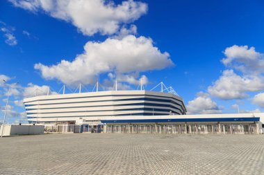 Rusya, Kaliningrad - 25 Eylül 2018: stadyum 