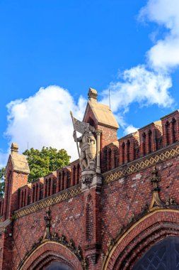 Rusya, Kaliningrad-25 Eylül 2018: Friedland kapısı. Bir