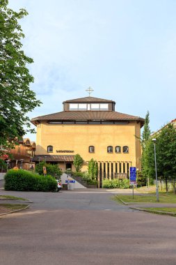 Göteborg, İsveç - 25 Haziran 2019: Saronkyrkan Kilisesi Göteborg