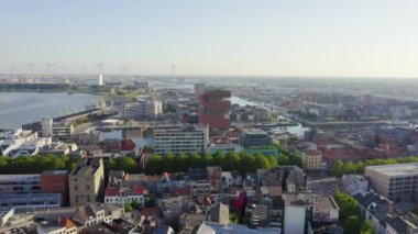 Antwerp, Belçika. Mas Müzesi (Museum aan de Stroom). 4k