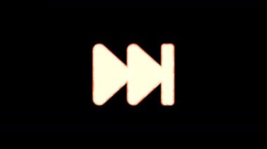 Sembol hızlı ileri şeffaflık tan yanar, sonra tekrar yanar. Alfa kanal Premultiplied - siyah renk ile mat