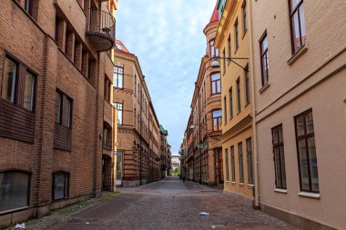 Göteborg, İsveç - 25 Haziran 2019: Torggatan caddesi