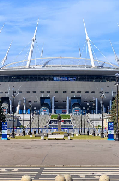 Saint-Petersburg, Rússia - 19 de junho de 2019: Gazprom Arena, Estádio — Fotografia de Stock