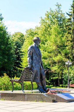 Veliky Novgorod, Rusya - 19 Haziran 2019: S.V. Rachma Anıtı