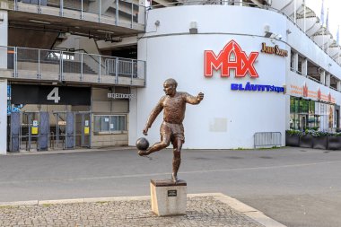 Göteborg, İsveç - 25 Haziran 2019: Gunnar Gren 1920-1991. Repre