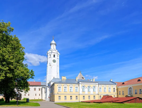 Veliky Novgorod, Federacja Rosyjska. Kaplica na Kremlu z Veliky Novgor — Zdjęcie stockowe