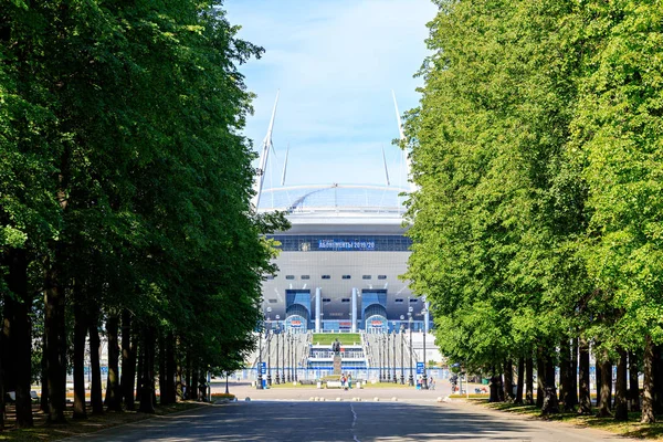 Saint-Petersburg, Russia - June 19, 2019: Gazprom Arena, Stadium — Stock Photo, Image