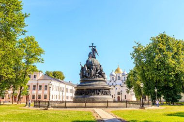 Veliky Novgorod, Rusya - 19 Haziran 2019: Anıt 