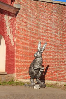 Saint-Petersburg, Rusya - 18 Haziran 2019: Dekoratif heykel 