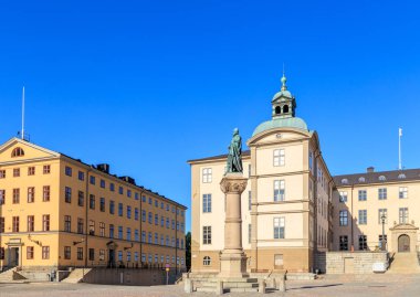Stockholm, İsveç. Stockholm'ün kurucusu Birger Jarl'A heykel, 
