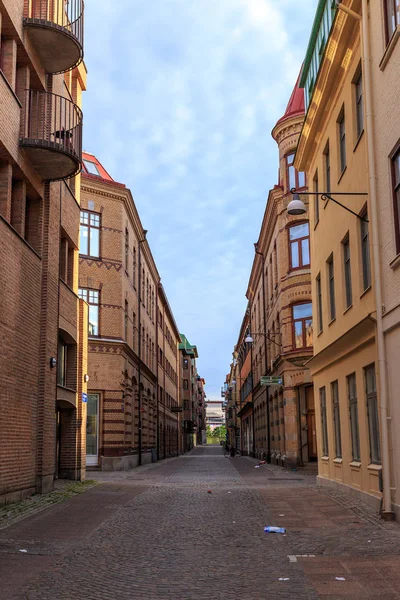 Göteborg, Schweden - 25. Juni 2019: torggatan street in the hist — Stockfoto