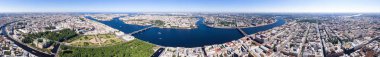 Saint-Petersburg, Rusya. Merkezi bölümünün büyük panoraması 