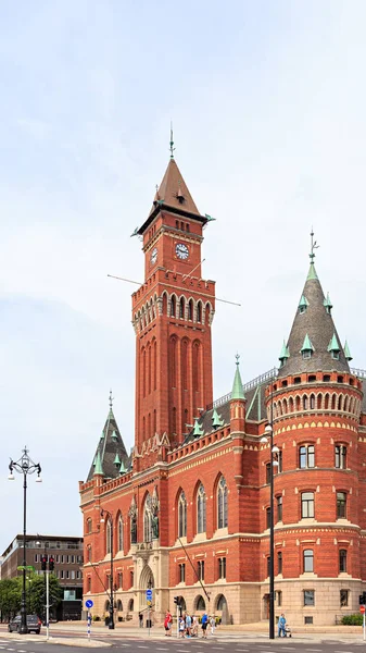Helsingborg, Suécia - 25 de junho de 2019: Câmara Municipal de Helsingborg — Fotografia de Stock