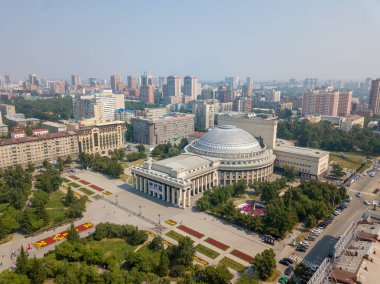 Rusya, Novosibirsk - 19 Temmuz 2018: Novosibirsk Devlet Akademik 