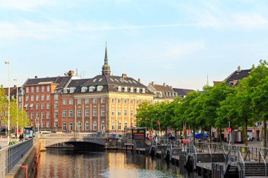 Kopenhag, Danimarka - 26 Haziran 2019: Sentlik ünlü bina