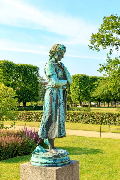 Kopenhagen, Dänemark. der königliche Garten. liden gunver, Autor von t — Stockfoto