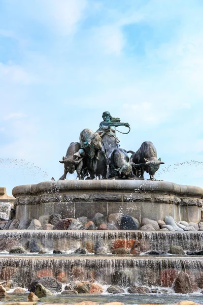 Kodaň, Dánsko. Gefions Fountain ("Gefionspringvandet") - f — Stock fotografie