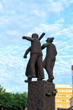 Göteborg, İsveç - 24 Haziran 2019: Demir Taşıyıcı