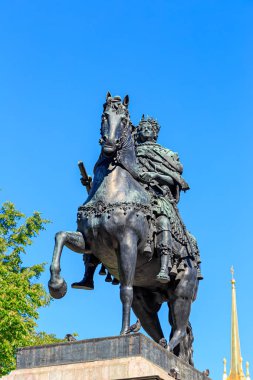 Saint-Petersburg, Rusya. Büyük Petrus Anıtı, Peter t