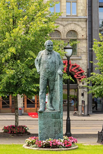 Oslo, Noruega - 24 de junho de 2019: Karl Joakim Hambro (1885-1964) - N — Fotografia de Stock