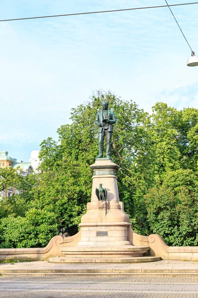 Гётеборг, Швеция - 25 июня 2019 года: Памятник Джону Эриксону — стоковое фото