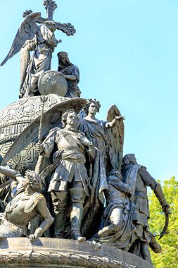 Veliky Novgorod, Rusya - 19 Haziran 2019: Anıt 