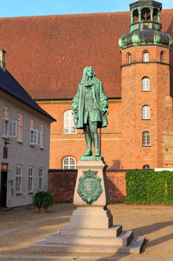 Kopenhag, Danimarka. Rigskansler Anıtı Peder Griffenfeld (163