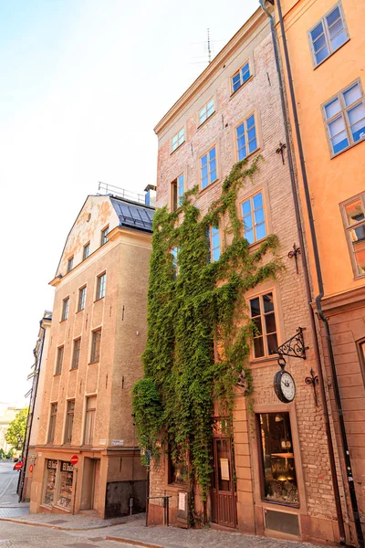 Stockholm, Sverige-23 juni 2019: gatorna i gamla stan. Stoc — Stockfoto