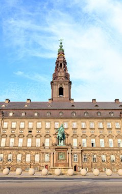 Kopenhag, Danimarka. Kral Frederik Vii 'nin Binicilik Heykeli. Affedersiniz.