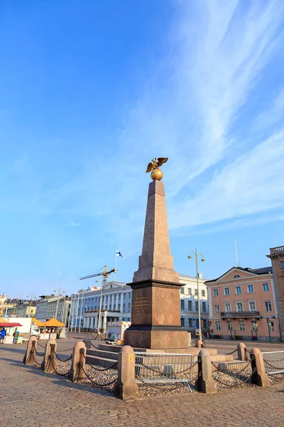 Helsinki, Finlandia-20 czerwca 2019: Kamień Tsariny na rynku — Zdjęcie stockowe