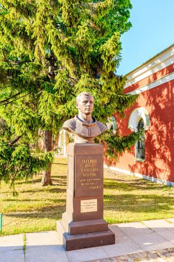 Saint-Petersburg, Rusya - 18 Haziran 2019: Gagarin anıtı. A