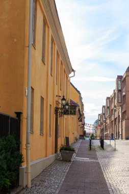 Göteborg, İsveç - 25 Haziran 2019: Postgatan Caddesi