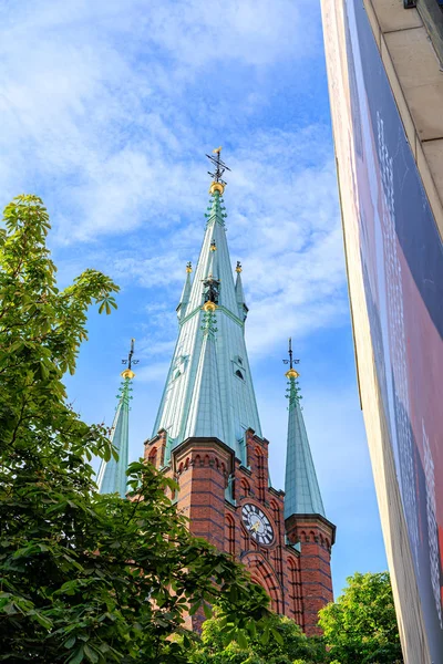 Stockholm, Sweden. Church of St. Clara. Parish Lutheran Church i — Stock Photo, Image