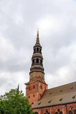 Hamburg, Almanya. St. Katharinen Kilisesi (Hauptkirche Caddesi