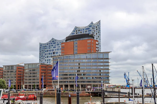 Hamburg, Almanya - 27 Haziran 2019: Elbe Filarmoni