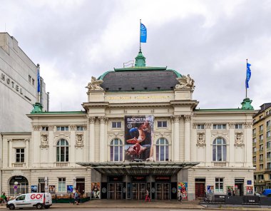 Hamburg, Almanya - 27 Haziran 2019: Deutsches Schauspielhaus Hambu