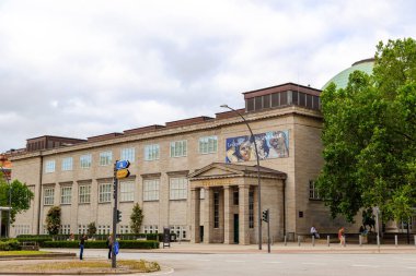 Hamburg, Almanya - 27 Haziran 2019: Hamburg Kunsthalle. Sanat Müzesi