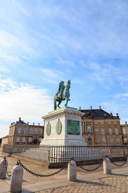 Kopenhag, Danimarka. De V.Frederick 'in Binicilik Heykeli